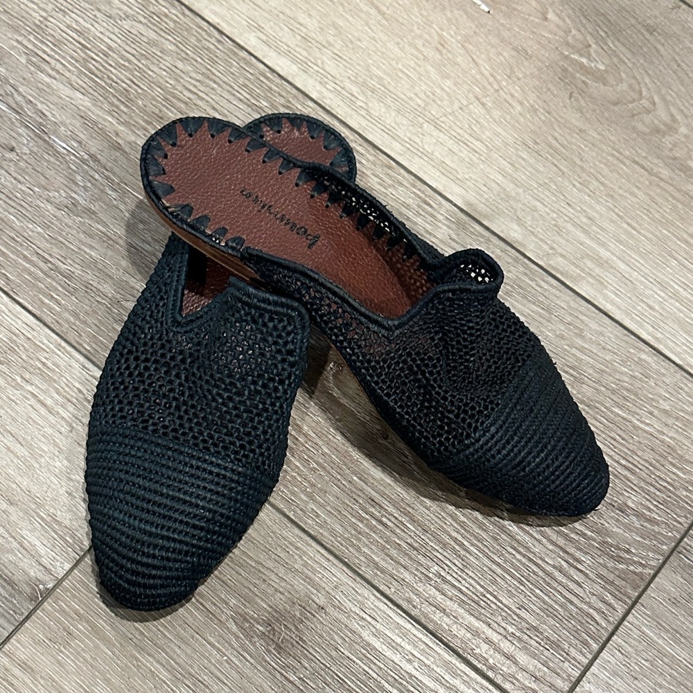 Raffia sandal